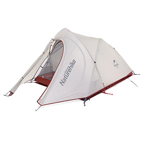 Naturehike Cirrus - Tienda de campaña para 2 personas ultraligera para viajes al aire libre, camping, color gris