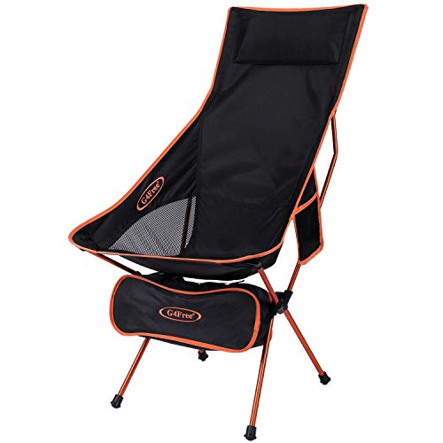 G4Free Lightweight Portable Chair Outdoor Folding Backpacking Camping Lounge Chairs for Sports Picnic
