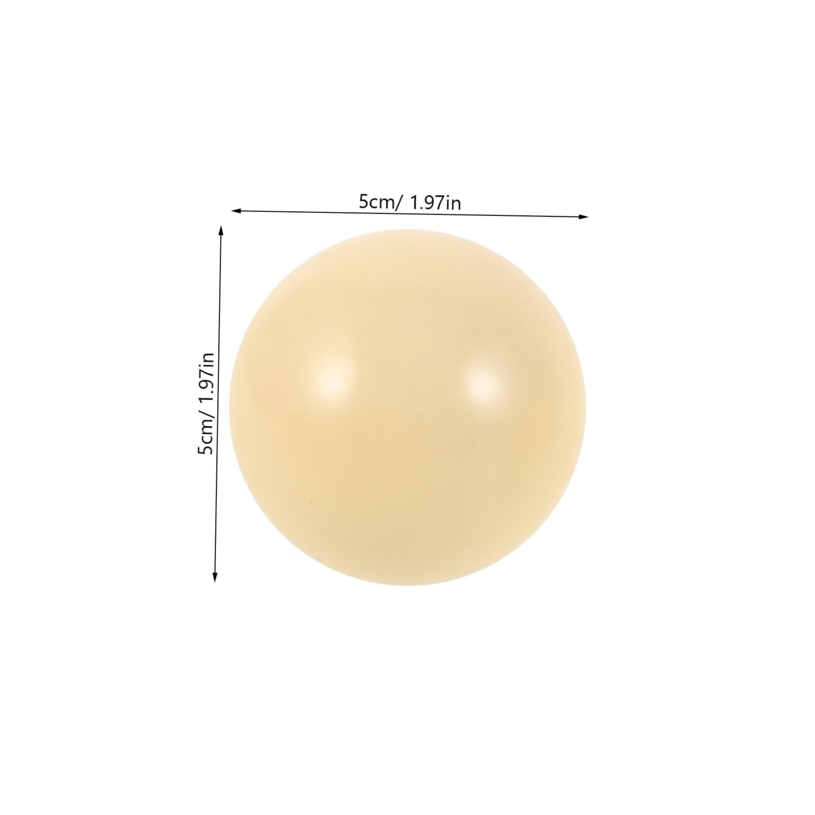 ibasenice Billiards Cue Balls 4pcs Regulation Size Dots for Pool Table Practice and Training