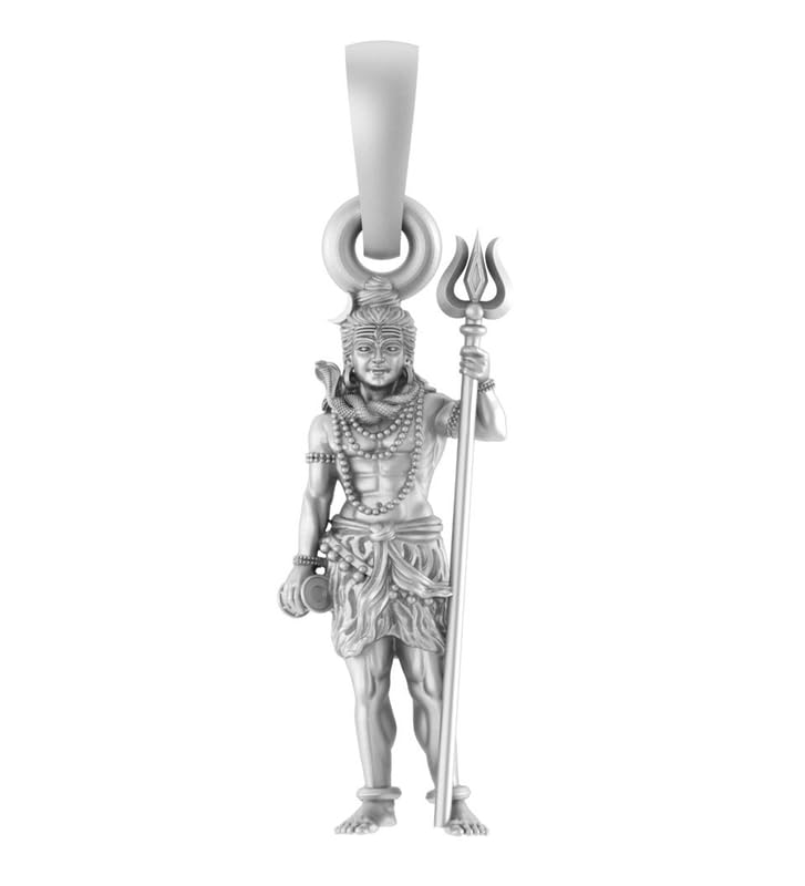 Pendentif Dieu Shiva argent sterling anti-allergie petit modèle 925 Mtrolls AMZ 331