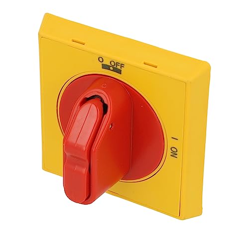 Poignée étanche IP65 rouge et jaune ABB pour montage sur porte