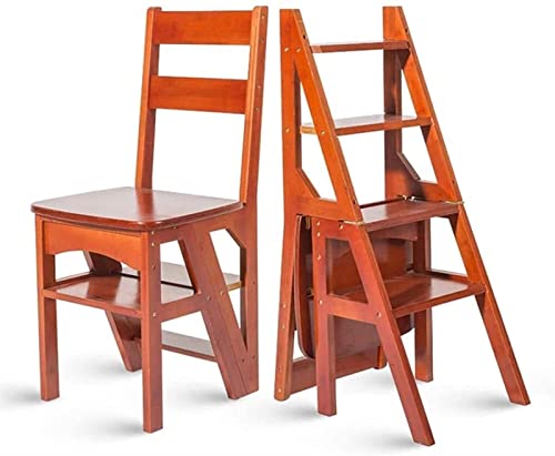 Taburete de escalada de 4 peldaños con escalera para biblioteca integrada 2