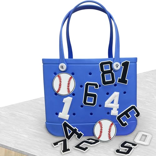 YIXIPAZH 2Pcs Number Charms for Handbag Insert & Decoration, Compatible with All Handbag Models3