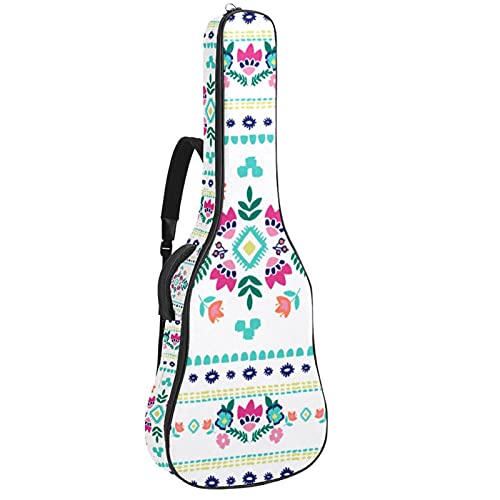 Housse guitare retro impermeable avec fermeture eclair pour basse et acoustique