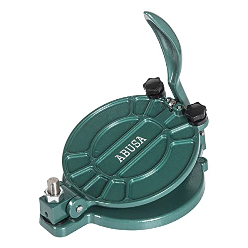 ABUSA Thickness Adjustable Tortilla Press 8 Inch Tortilla Maker Green - Roti, Dough Press, Dosa,Tawa,Tamale,Pizza,Pie,Patty (Extra Oil Paper or Patty Paper needed) - Thumbnail 4