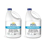 Smart Liquid Chlorine- Pool Chemicals for use as a Pool Chlorine and Pool Shock Treatment. Keep Your Pool Well Maintained and Always Ready to Use! (2 Gallons)