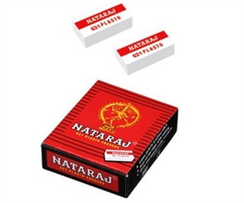 Nataraj Plasto Erasers - Pack Of 5 Box