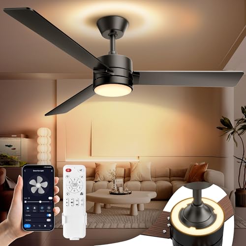 Hinomy 52 inch ceiling fan with backlight