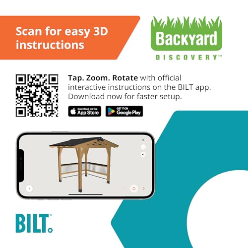 Backyard Discovery 2206090 Granada Grill Gazebo Pavilion W/Outdoor Bar thumb #8