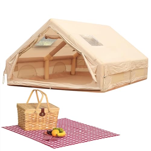 Carpa inflable con ventanas para 4 personas miniatura 7