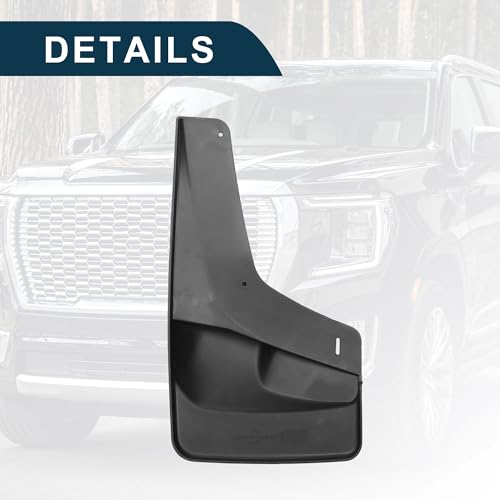 Image of Mud Flap Splash Guard for Chevrolet Avalanche 2500 2002-2006 Durable | Front & Rear Side Mudflaps with Mount Accessor 1 Set