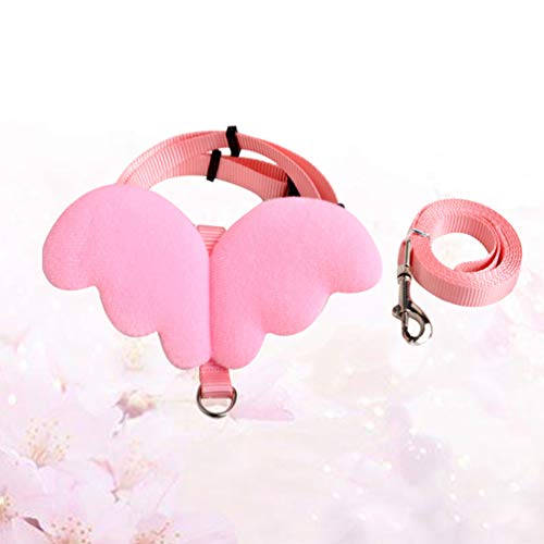 balacoo Small Animal Harness Safety Walking Vest and Leash Set - Adorable Angel Wings Design Adjustable Leashes Comfort… - Image 6