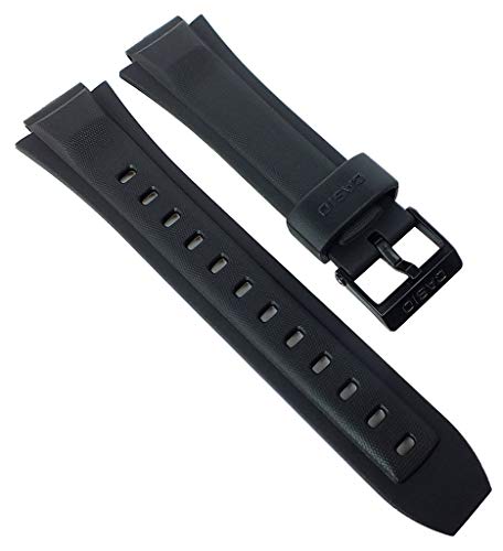 Casio 10163776 bracelet en résine noir rechange montre homme montre sport