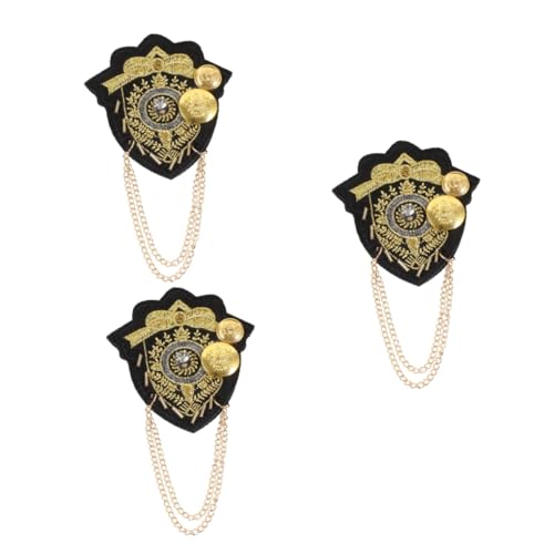 Joyas de hombro vintage BESPORTBLE con aleación de zinc resistente para coleccionistas