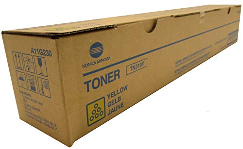 Toner jaune TN319Y pour Konica Minolta Bizhub C360 cartouche originale A11G230 impression 26000 pages