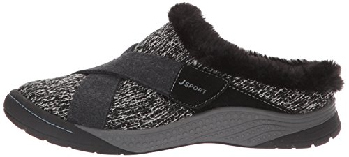 JSport by Jambu Women's Graham Mule, Black, 8 M US