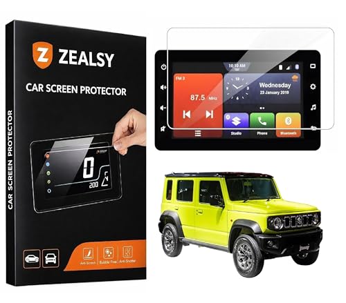 Image of Screen Guard Protector Compatible For MARUTI SUZUKI JIMNY ZETA 7 Inch Infotainment System Touch Accessories (Jimny, 7 Inch)