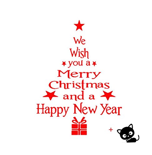 Frasi Albero Natale.Vetrofania Albero Di Natale Strange Things