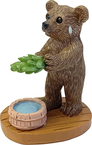 コポー サウナ 熱波を送るクマ
