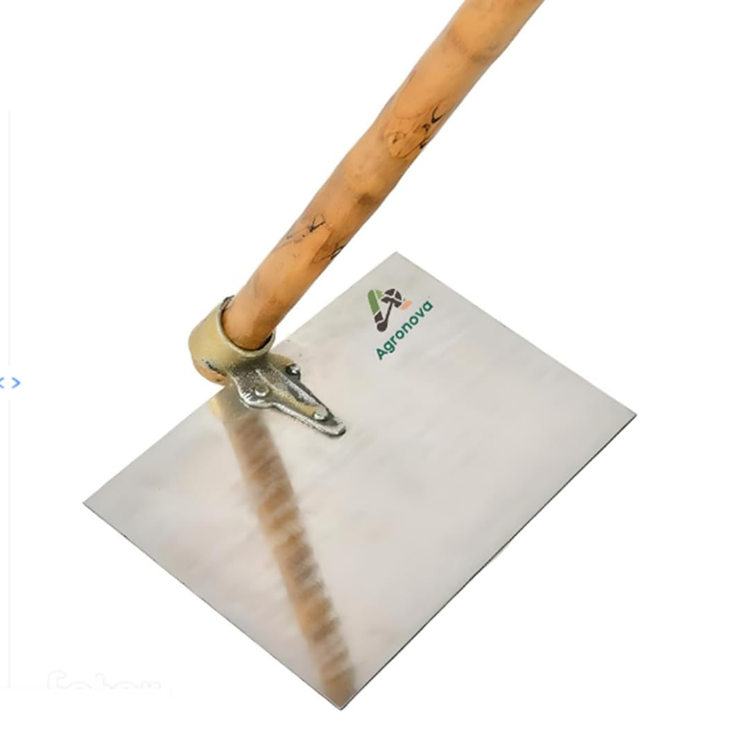 Stainless Steel Dung Cleaning Spade, Bamboo Handle, for Cows and Buffaloes, Durable, Rust-Resistant, Ergonomic Grip, Ideal for Dairy Farm Use (B0D9Y1NQT4) Amazon Price History, Amazon Price Tracker