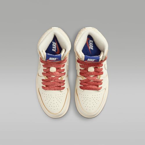 Jordan 1 Retro High OG Little Kids' Shoes (FD2597-100, Sail/Light Bone/Pale Ivory/Cinnabar)4