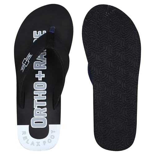 Image of Extra Soft Orthopaedic Comfort Slippers for Men | Anti-Skid, Arch Support, Doctor Recommended Flip Flops | Relax Footwear for Heel & Ankle Pain Relief