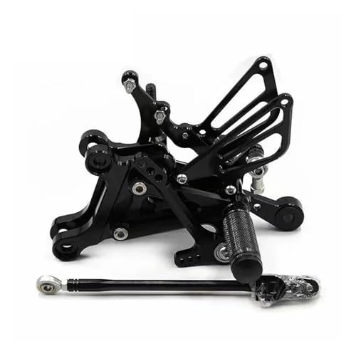 Repose-pieds réglables Aprilia RS 125 2T noir pour éliminer la fatigue des jambes
