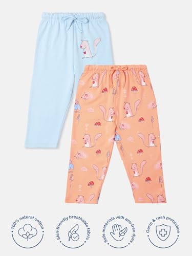 Nautinati Infant Printed Pure Cotton Leggings |Packs | Age 0-2Years - Image 2 thumbnail