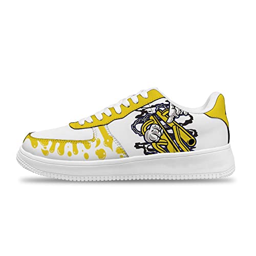 Chaussures personnalisées Donut Skater colorées pour homme et femme en taille 36 1/3 EU