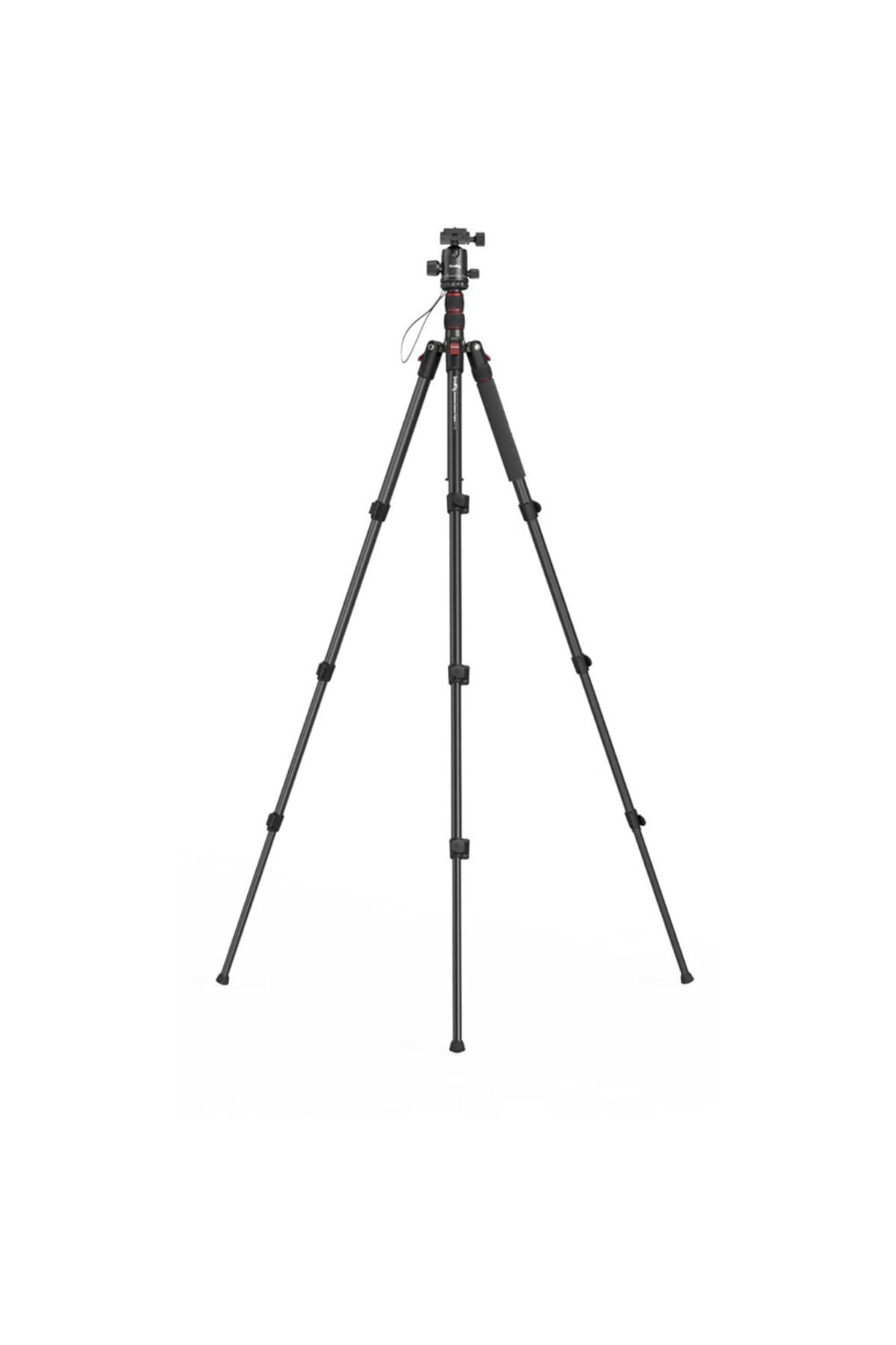 SMALLRIG 71" Kamera-Stativ, Faltbares Aluminium-Stativ Einbeinstativ, 360°Kugelkopf Abnehmbar und Schnellwechselplatte, mit Smartphone Klemme, Nutzlast 15kg 33lb, 71in/180cm - 3935