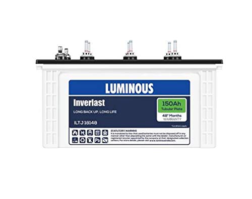 Image of Luminous Inverlast ILTJ18148 150 Ah Tall Jumbo Inverter Battery for Home, Office & Shops
