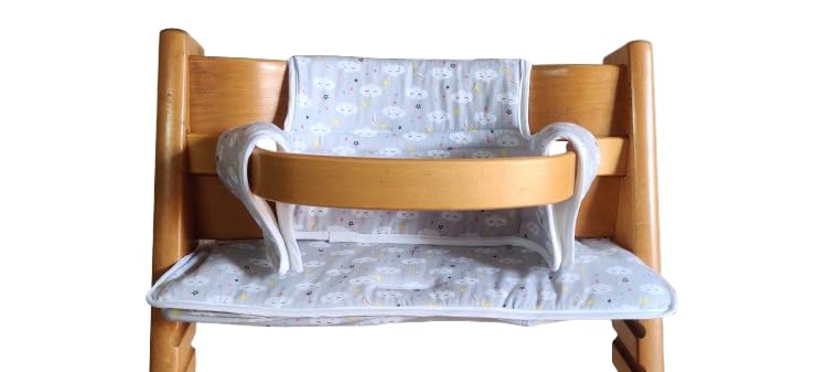 moon-bebe Sitzverkleinerer, kompatibel mit Stokke TrippTrapp (Grau) (Grau)