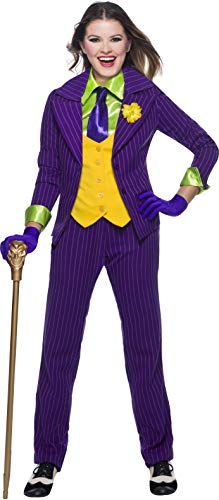 Charades DC Comics Joker Women's Costume, As Shown, X-Large