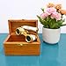 Vintage Opera Glasses for Women with Custom Engraved Wooden Box – Luxury Brass Theater Opera Glasses – Elegant Gift for Opera, Ballet, Theater Lovers