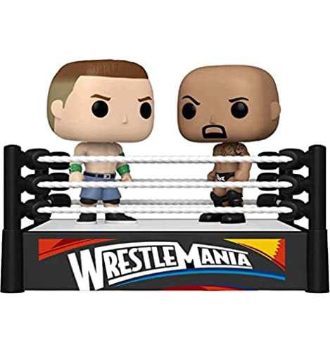 Funko Pop! Moment: WWE - John Cena Vs Rock - (2012) - Figura de Vinilo Coleccionable - Idea de Regalo- Mercancia Oficial - Juguetes para Niños y Adultos - Sports Fans - Muñeco para Coleccionistas