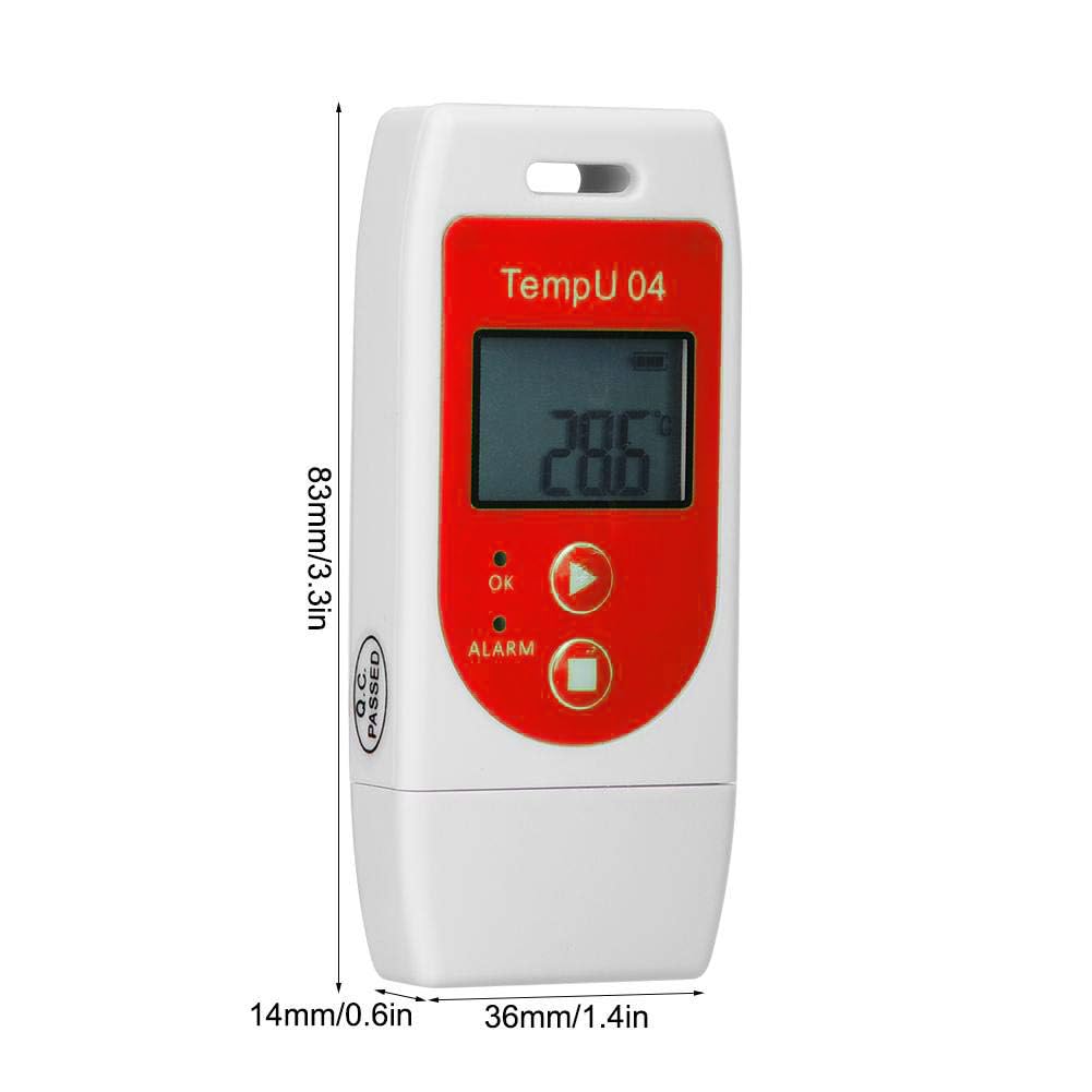 Registrador Temperatura Económico USB para almacenes, neveras y transporte. Manual en Español.
