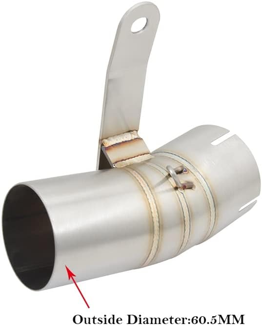 スリップオン にとって S1000R ため にとって S1000RR 2019-2023 オートバイの排気システムミドルチューブリン