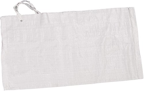 Mutual Industries Sand Bags, White, 14 in. x 26 in. (Pack of 100)