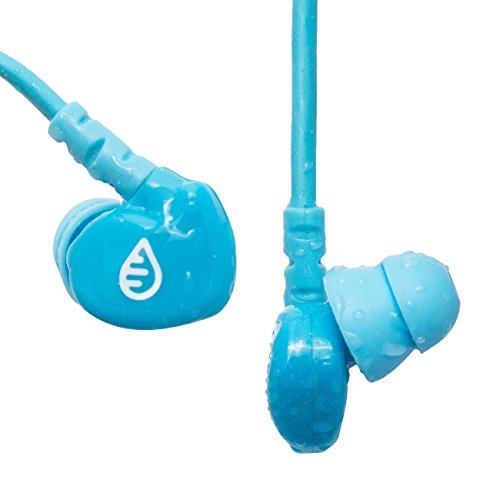 Waterfi SwimActive Waterproof Headphones The Premiere Swimming Headphones | Short Cord, Sleek Design, Memory Wire Technology and Soft Silicone Tips Specially Designed to Handle Flipturns and Wipeouts