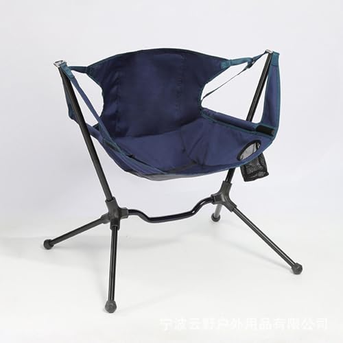 Chaise de camping oscillante avec dossier ergonomique stable - 5