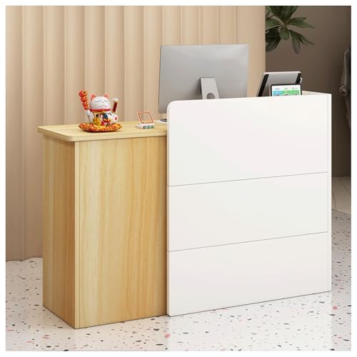 Comptoir d'accueil avec tiroir verrouillable et plateau de clavier ergonomique