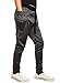 HEMOON Men's Jogging Pants Tracksuit Training Running Trousers Dark Grey M