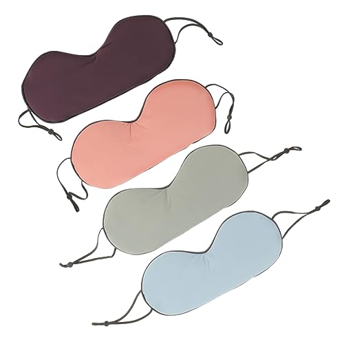 SAFIGLE 4 Para Dormir Antifaces Térmicos Y Refrescantes Para De Seda Para Los Ojos Antifaz Para Dormir Flexible De Ojos Flexible De Ojos De Seda
