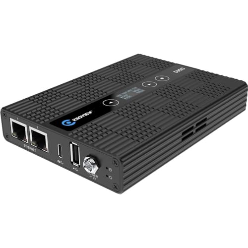 Kiloview Decodificador de vídeo D350 9 canais 4K UHD H.265/H.264 IP para HDMI/SDI