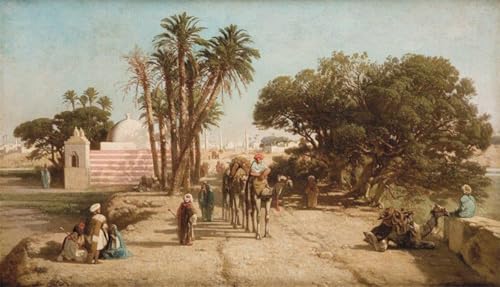 Art poster pour les decorations pour la maison Egypte animaux 60x90cm