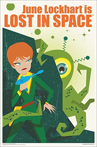 Ski Town ALL-STARS 558315 June Lockhart Is Lost In Space by Juan Ortiz Picture DECOR WALL 16x12 PRINT POSTER