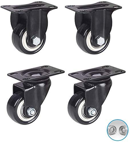 Roulettes pivotantes avec freins MU pour meubles et chaise de bureau