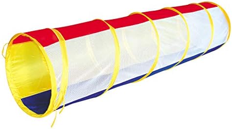 POCO DIVO 6-ft Hide-Seek Crawl Tunnel Kids Mesh Play Tent Toddler Pop-up Tube Pets Dogs Indoor Outdoor Toy