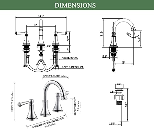 Effortless Elegance: Review Inch Spread Bath Faucets