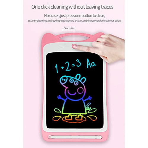 Duotar Quadro De Escrita Colorido,Tablet de escrita LCD, placa colorida de 8,5 polegadas para crianç